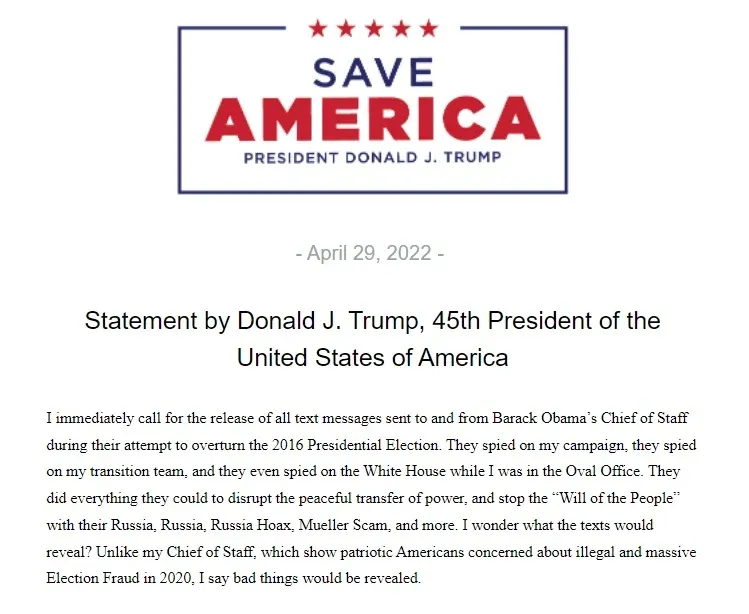 President Trump Calls Out the Corrupt Obama Machine – “They Spied on my Campaign, They Spied on my Transition Team, and They Even Spied on the White House”