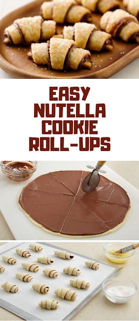 Easy Nutella™ Cookie Roll-ups