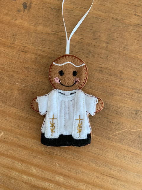 funny priest gift ornament choir boy