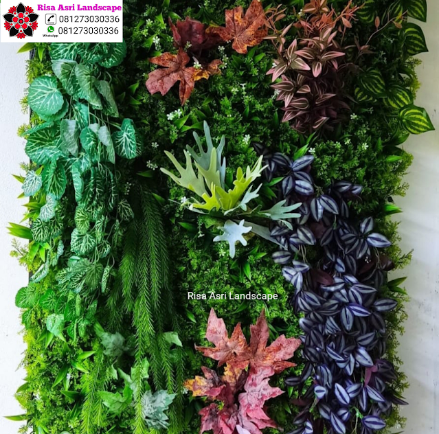 Risa Asri Landscape - Galeri Vertical Garden Tanaman Daun Asli & Palsu Atau Plastik Sintetis Artifisial