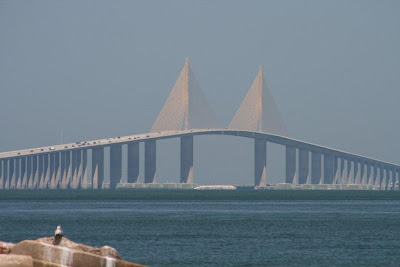 Click to enlarge – The Skyway Bridge spanning the entrance to Tampa Bay.