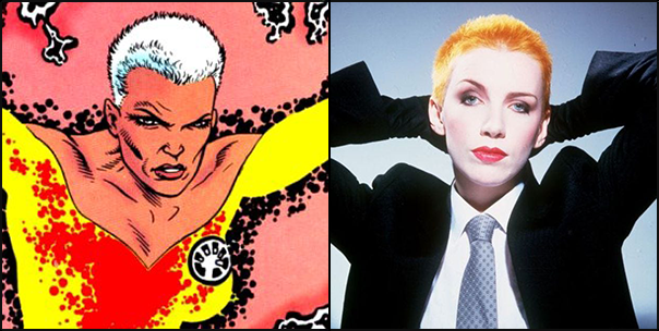 Lady Quark and Annie Lennox