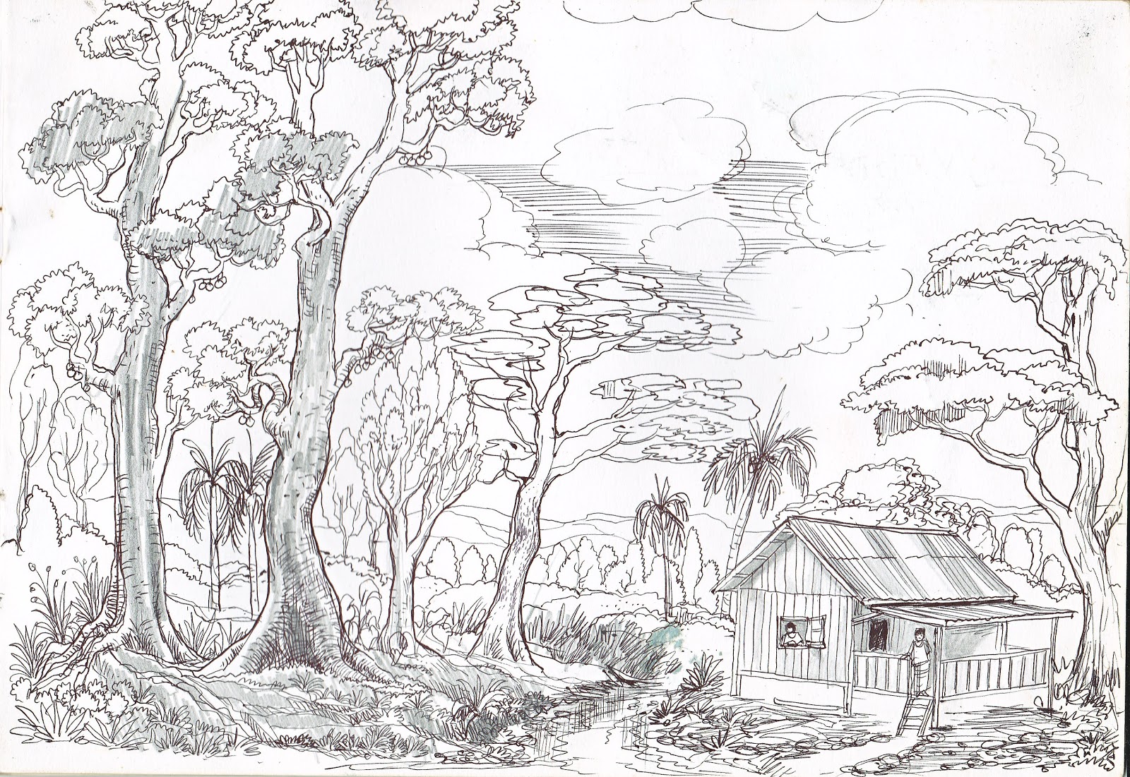 Gambar sketsa pensil keren - 28 images - sketsa gambar 