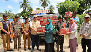 PJ. Bupati Salurkan Bantuan ke Warga terdampak banjir