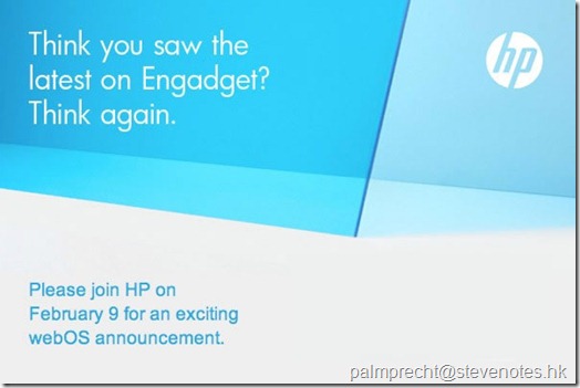 HP webos stevenotes