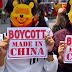 တရုတ်ပစ္စည်းတွေ သပိတ်မှောက်ဖို့ ဆန္ဒပြသူတွေ တောင်းဆို