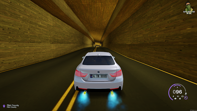 MTA:SA FiveM Speedometer (Purple) Script