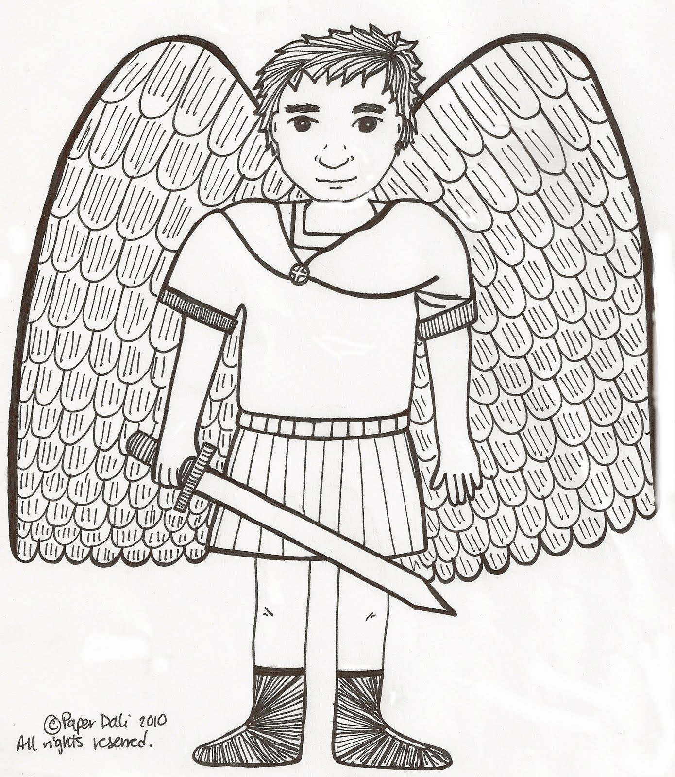 Download Paper Dali: Saint Michael the Archangel / El Arcángel San Miguel
