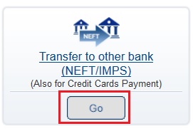 Select IMPS Transaction Type