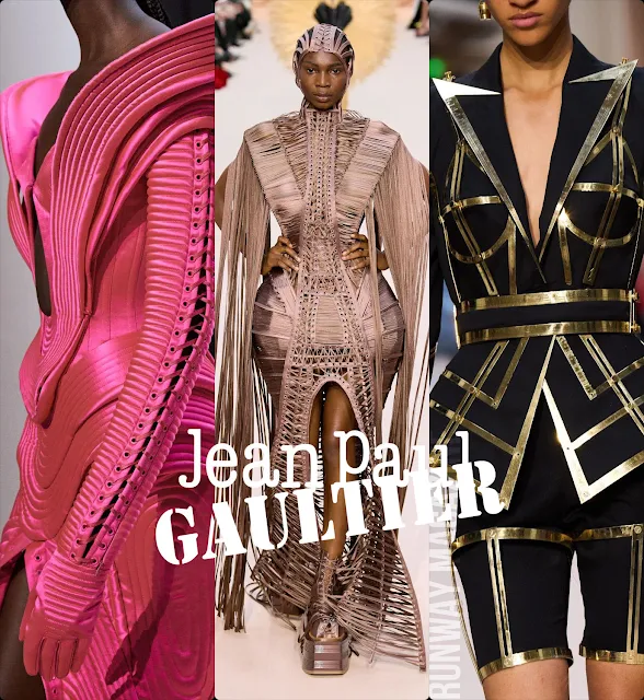 Jean Paul Gaultier by Olivier Rousteing - Couture Fall 2022 Runway Magazine