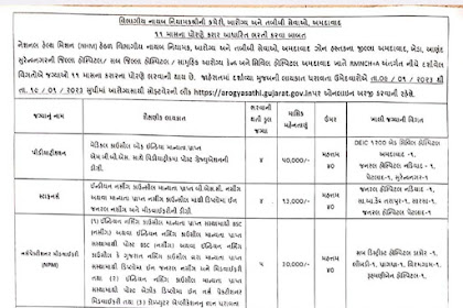 NHM Ahmedabad Recruitment 2023 | Apply 