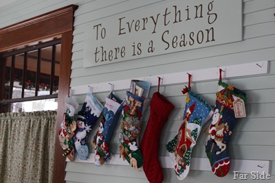 Stockings hung one