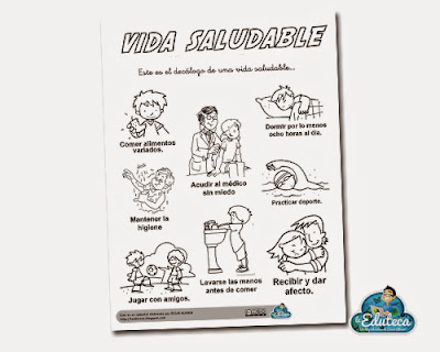 Resultado de imagen de Educación primaria habitos de vida saludable