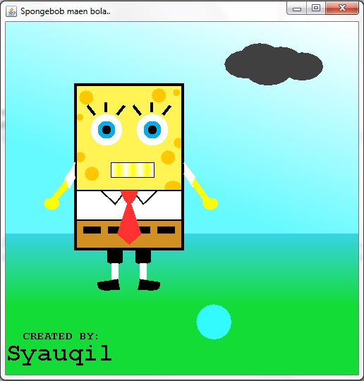 Muhammad Syauqil Ilmi Java2D gambar spongebob