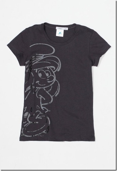 Woman Smurf Print Tee 05 - HKD 99