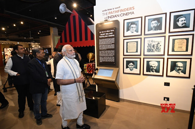 PM Modi inaugurates  the National Museum of INdian Cinema in Mumbai