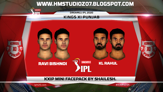 KXIP 2020 FACES FOR CRICKET 07 BY SHAILESH STUFF