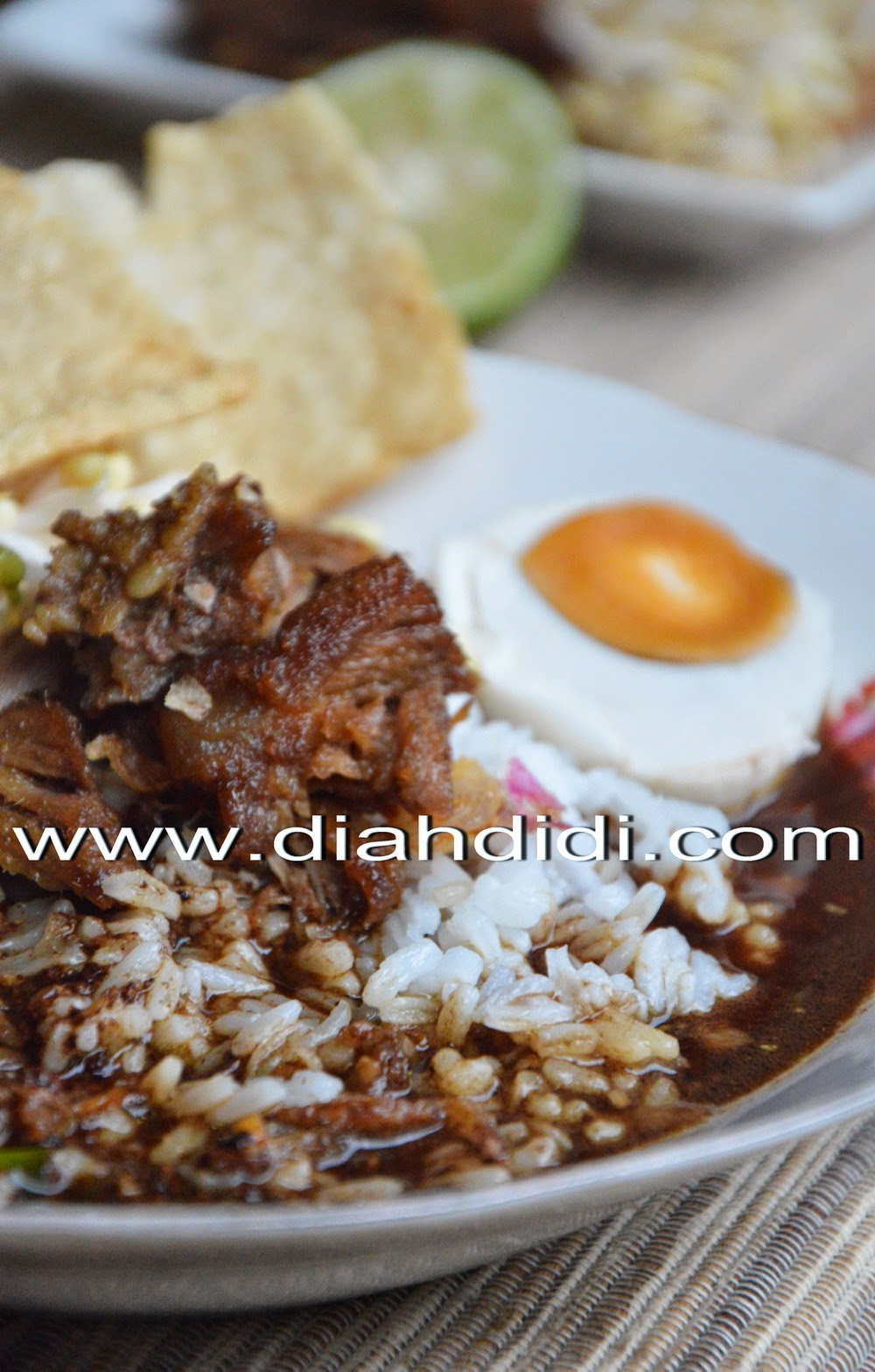  Diah Didi  s Kitchen Rawon Empal Goreng 