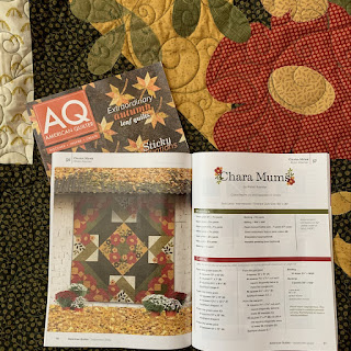 CharaMums quilt in AQmagazine
