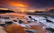 Puesta de sol en la playaAtardecerSunset at the beach (atardecer en la playa sunset beach)