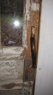 hand carved door handle