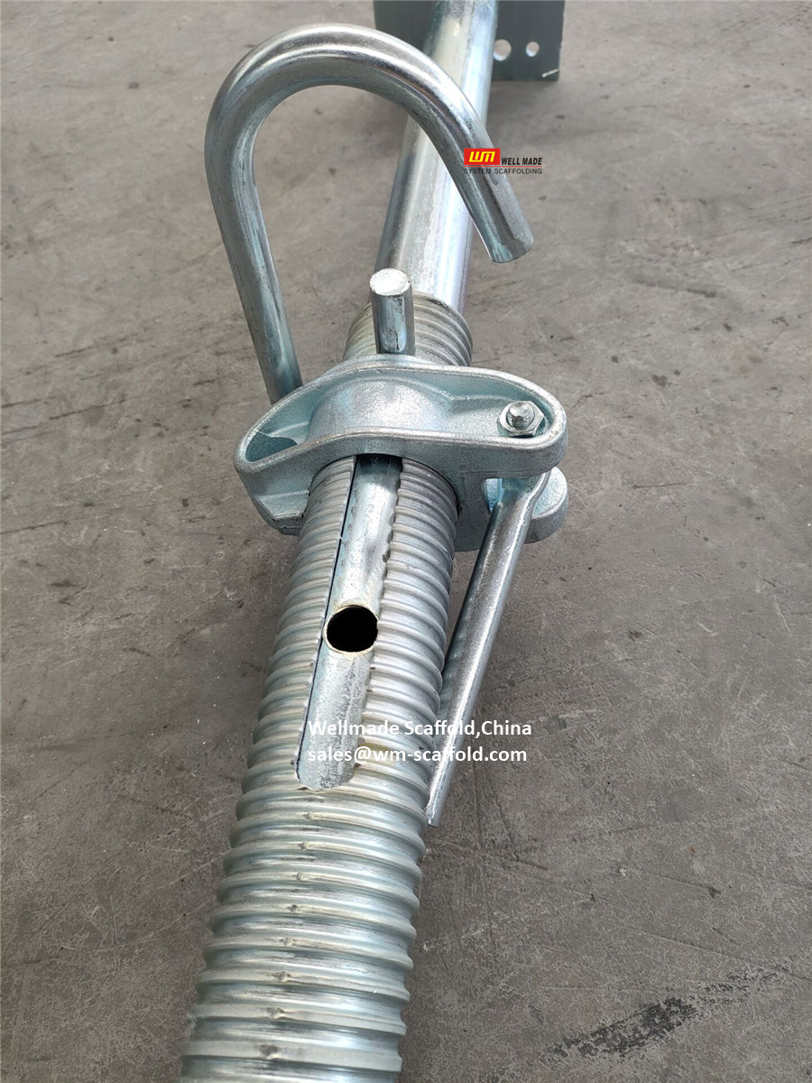 Adjustable steel props to Australia - Construction Scaffolding Props for Concrete Slab Formwork Shoring Support - Galvanized Scaffolding Jacks