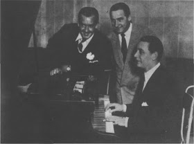 Carlos Dante con Alfredo D'Angelis y Julio Martel en 1946