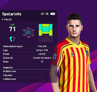 PES 2020 Faces Filipo Falco by Emilang