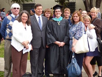 Michael's Aunts, Uncles, Cousins with mother and sister