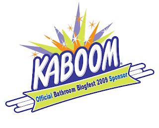 Kaboom sponsors Bathroom Blogfest 09