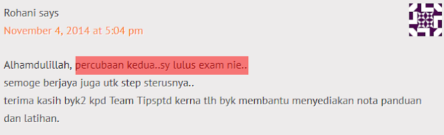 Bagaimana pengalaman calon PTD Dedah Sumber Rujukan Untuk 