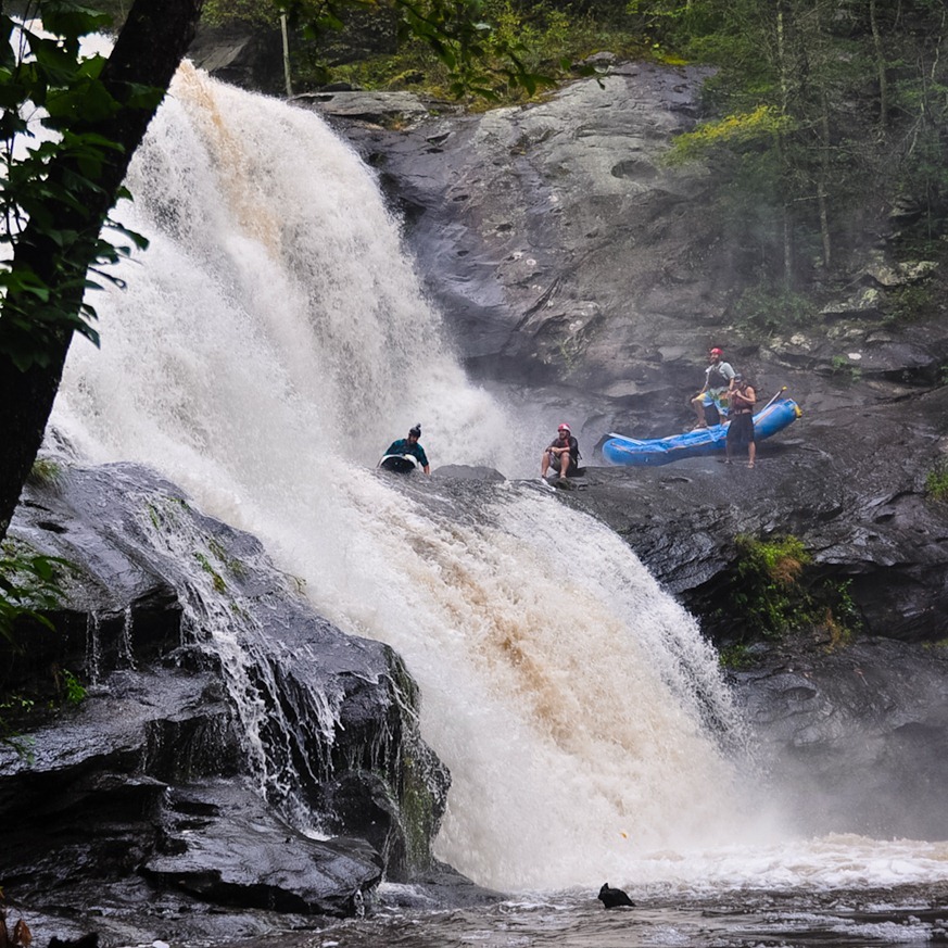 Kayak bald river falls