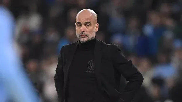 Pep Guardiola,  l'actuel entraîneur de Manchester City
