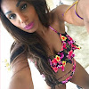 Mimi en bikini en las playas de Punta Cana