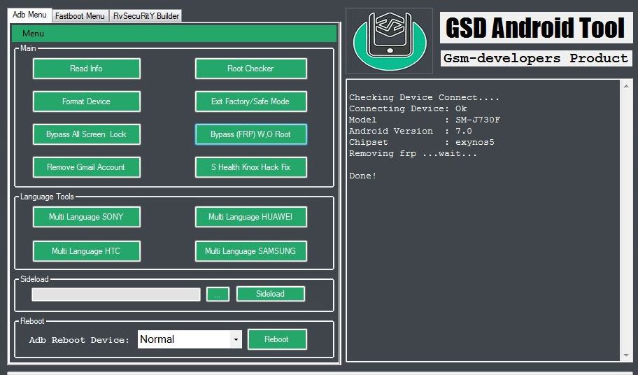 GSD Android Tool (V1.0) Latest Setup 2022 Free Download