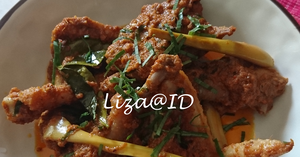 INTAI DAPUR: Rendang Ayam Kampung Sifu