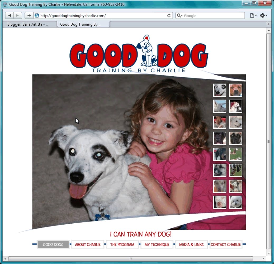Good Dog Training - Website – BellaArtista