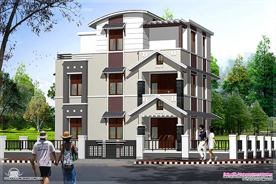 3 storey villa