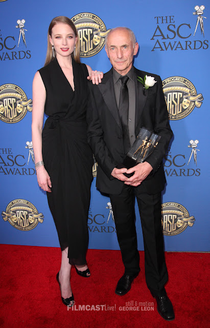 Philippe Rouselot and Rachel Nichols, ASC Awards ©George Leon/Filmcastive. Not to reproduce mechanically or digitally without written permission