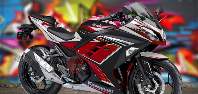 modifikasi ninja 250 fi merah putih