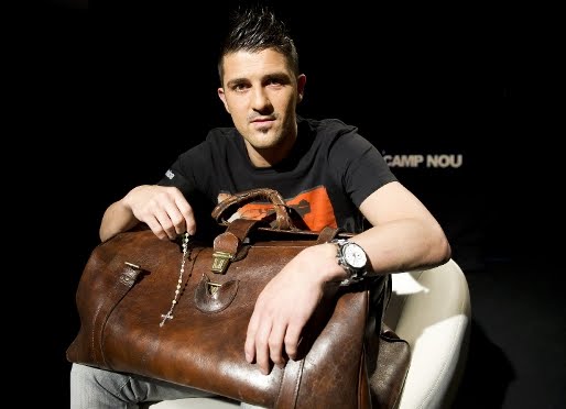 David Villa one of the reinforcements of the season becomes the guest of 