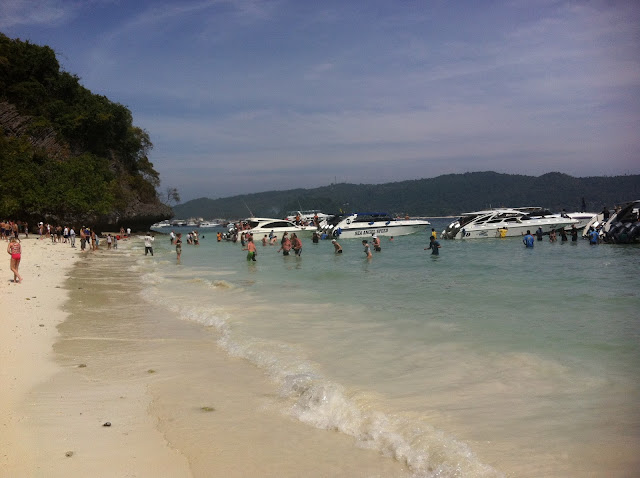 Monkey beach, Phi Phi, Thailand 