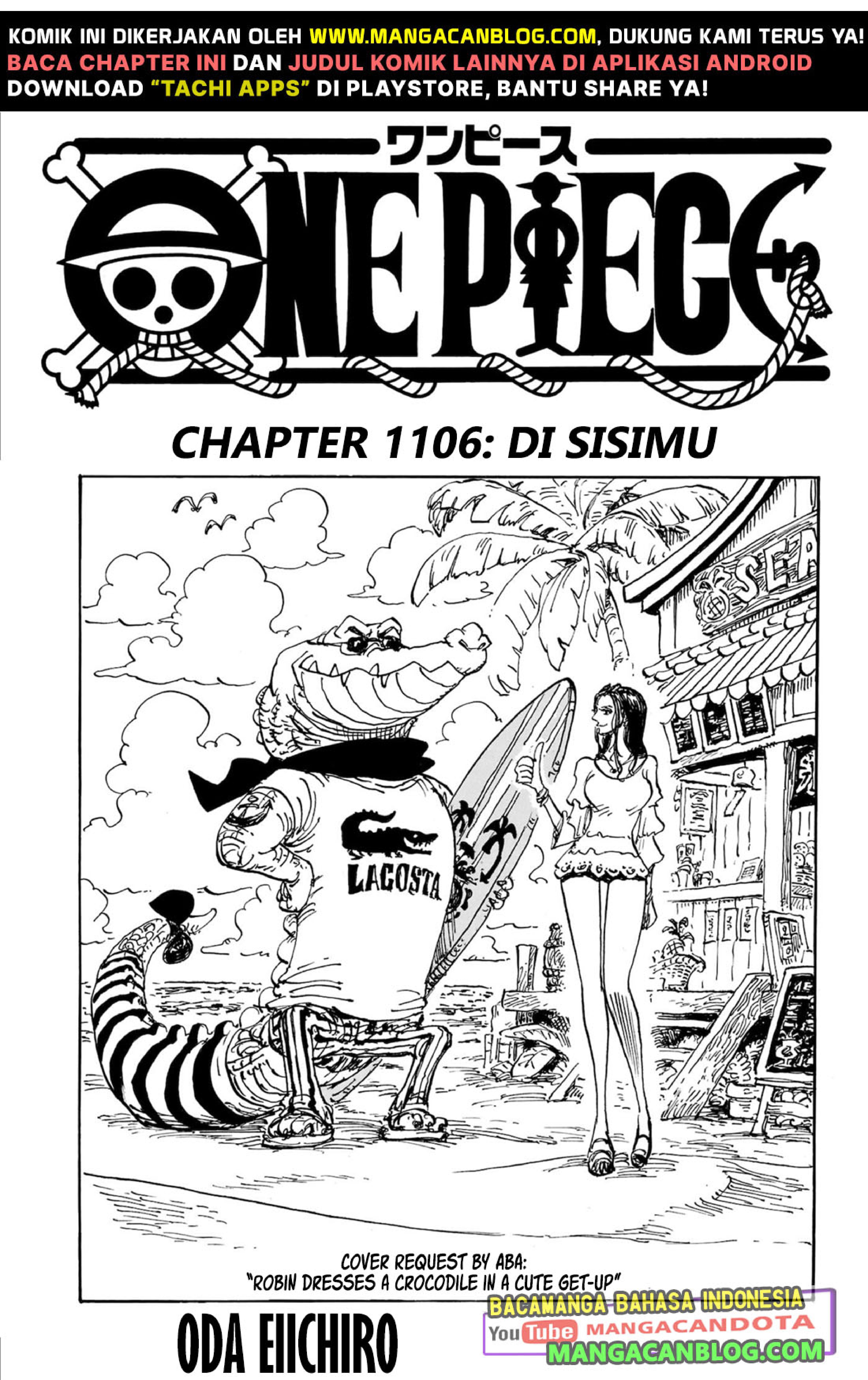 Manga One Piece Chapter 1106 Bahasa Indonesia