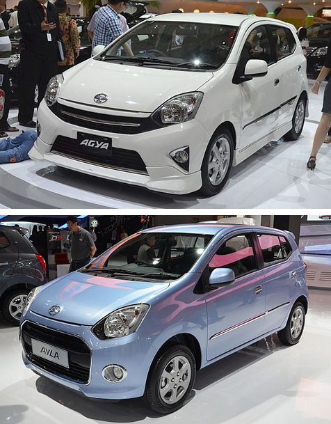 HONDAYES Perbedaan  Toyota Agya  dan  Daihatsu  Ayla  Terbaru