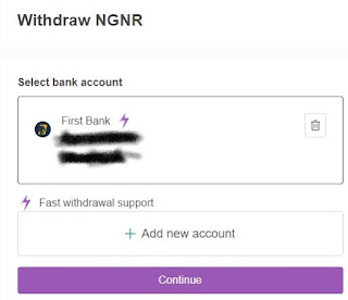 Select a bank and click 'Continue'