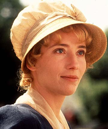 Actress Emma Thompson is shown