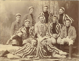A photograph of the 1890 baseball team.