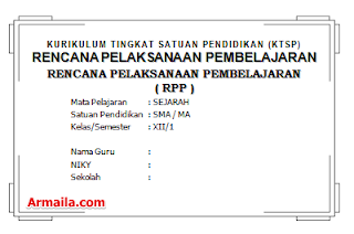 Download RPP KTSP Sejarah Kelas XII IPS SMA