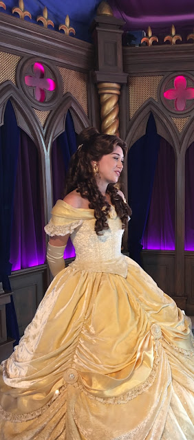 Princess Belle at the Royal Theatre Disney Character Disneyland