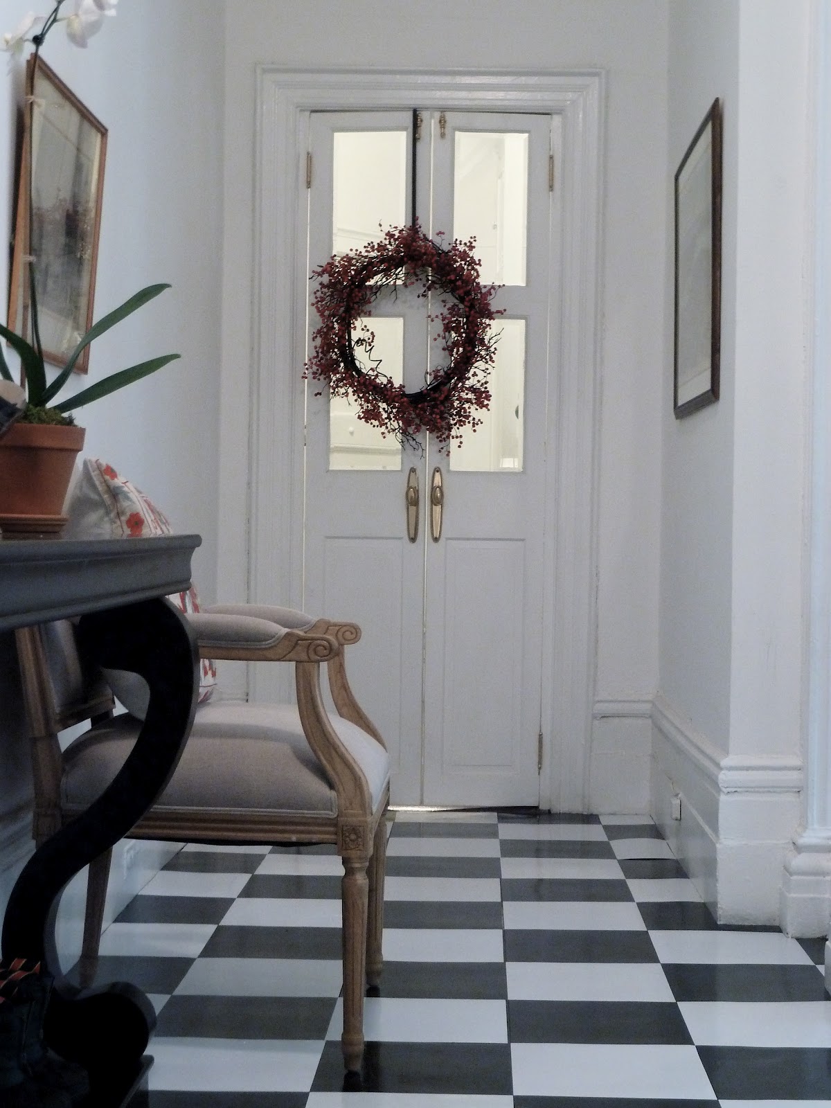 The Black And White Checkered Floor Lorri Dyner Design